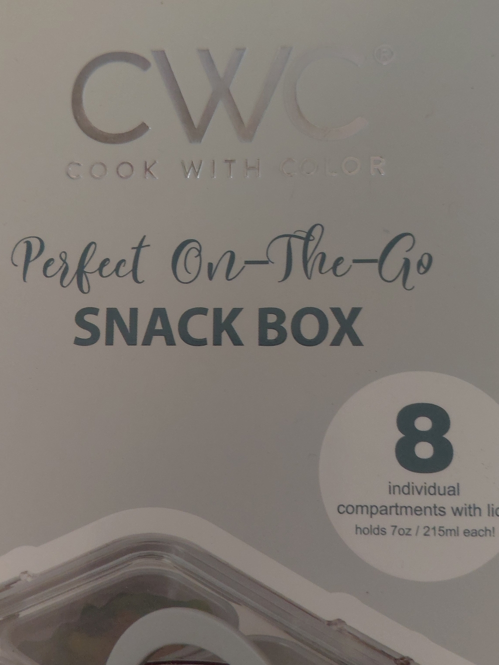 CWC Cooking With Color Storage Containers - Set of 2  White - Picture 4 of 11